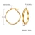 Import Custom high quality titanium steel jewelry ladies new trend large gold hoop earrings for women from China