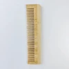 Custom Logo Natural Hotel Set Pack Giant Fine Toothed Wooden Bamboo Comb for Dreadlock Hair Beard Wax Massage Travel Use