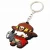 Import Custom logo soft rubber 3d personalized keychains pvc key chain from China
