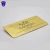 Import Custom metal souvenir plate brass Metal plate Etching Stencils for USA from China