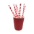 Import Custom printed colorful wrapped disposable straw biodegradable drinking paper straw from China