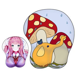 Cute Robot Bear Mouse Pads With Wrist Rest gaming Mouse Pad 