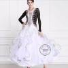 custom size black and white ballroom dresses for sale B-14779