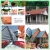 Import Custom waterproof plastic roof tiles for sheds building materials house bamboos shape tile from China