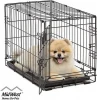custom wholesale folded stainless steel metal pet cage for sale