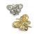 Import Custom Women Alloy Butterfly Jewelry Metal Brooches Zircon Natural Pearl Korea Brooch For Girls from China