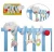 Import Customize fashion cute plush rabbit baby bed hanging toy soft baby crib hanging toy rattle bell baby musical hanging toy from China