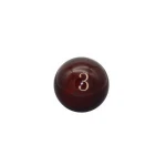 Customize Piano Paint High Grade Rosewood Billiard Ball For Entertainment Toy Souvenir