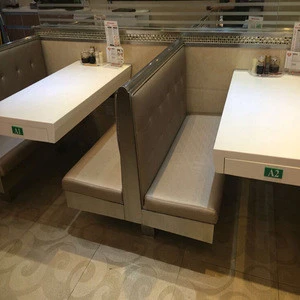 Customized Artificial Stone Restaurant Fast Food Dining Tables For Sale