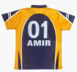 Customized Digital Printed Cricket Sports Shirts New Model Cricket Jersey