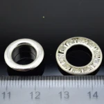 Customized factory direct brass/iron shoe lace hook with eyelet