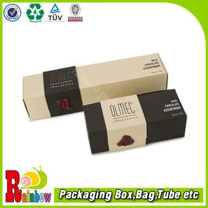 customized laser cut window saffron tea black packaging boxes