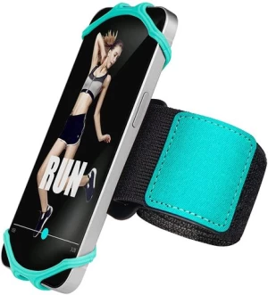 Customized Logo Universal Arm Case Detachable Rotating Arm Band Outdoor Running Sport Phone Armband for All Mobile Phones