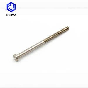 customized metal round head slotted screw and bolts