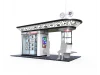 Customized Multi-functional Intelligent Kiosk with Vending Machine and Touch Screen