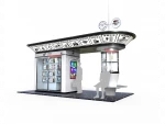 Customized Multi-functional Intelligent Kiosk with Vending Machine and Touch Screen