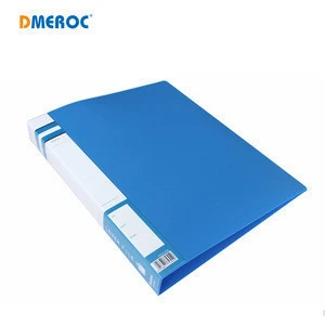 Customized Office Files Clipboard Colorful PVC 3 Ring Binder with Sleeve Inside in A4 Size
