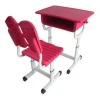 Customized Single Plastic High Quality Used  Student Furniture Kids Study Chair Plastic school Desk