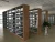 Customized Steel in Library Book Moving Shelves Wooden Modern Library Furniture Commercial Furniture School