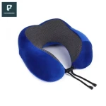 customized wholesale 2024  memory foam filling U shaped neck pillow and  travel pillow portable