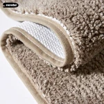 Cute Smile Anti Slip Microfiber Bath Mat For Bathroom
