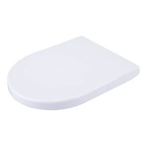 D Shape Toilet Seat polypropylene Material White Plastic Quick Release Soft Close Toilet Seats
