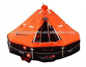 davit-launched type inflatable life raft