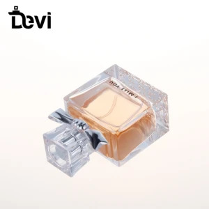 Devi Wholesale 50ml bow tie Luxury Empty Container Perfume Glass Bottle For Perfume