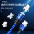 Import DHL Free Sample RAXFLY LED Nylon Braided Cord for iPhone Cell Phone Charge Data Transfer Usb Charging Cable For Apple Charger from China