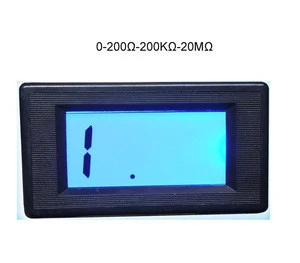 Digital LCD resistance Ohm meter tester gauge max 20M