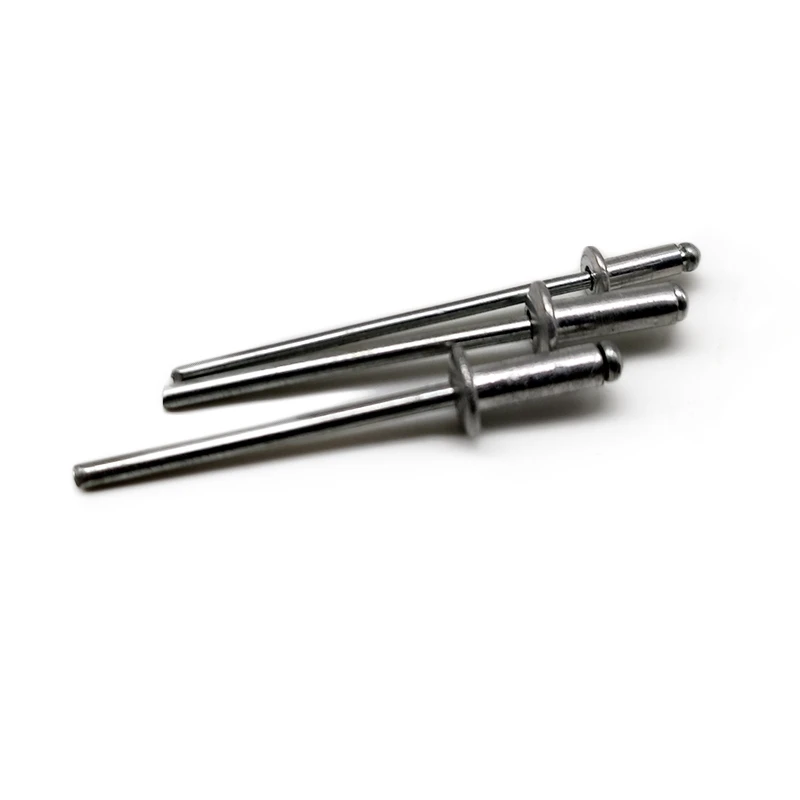 DIN7337 Aluminum / Steel Domed Head Core-pulling Blind Pop Rivets steel self-piercing rivet GB12617