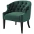 Import Dingzhi 19Utica Green Velvet Upholstered Button Tufted Side Chair from China