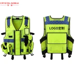 Direct wholesale Multi Function security safety vest reflective  Hi Visibility Traffic Police Reflective Safety Vest