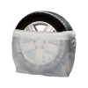 Disposable Customized Logo Printed Plastic Tyre Bags Wheel Covers fits 27&quot; to 29&quot; tyre diameter