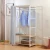 Import DIY furniture Simple wardrobe economical rent simple dust proof hanger storage cabinet storage rack rack clothes from China