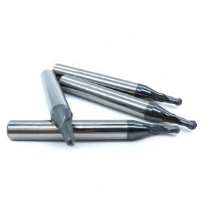 DOHRE heat cutting tool Tungsten Carbide 2 Flute Coated Ball Nose Purpose End Mil,ball end mill sizes