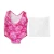 Import Doll Summer Beach Accessory One-Piece Swimsuit For 18 Inch Young Girl Dolls Romper Print Dress For Doll Cloth from China