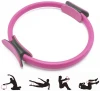 Double Handle Pilates Yoga Ring-Fitness Pilates Yoga Ring with Non-Slip Grip Handles