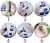 DP400 Nails Art Stickers 3d Manicure Water Decals Transparent Flower Nail Decals