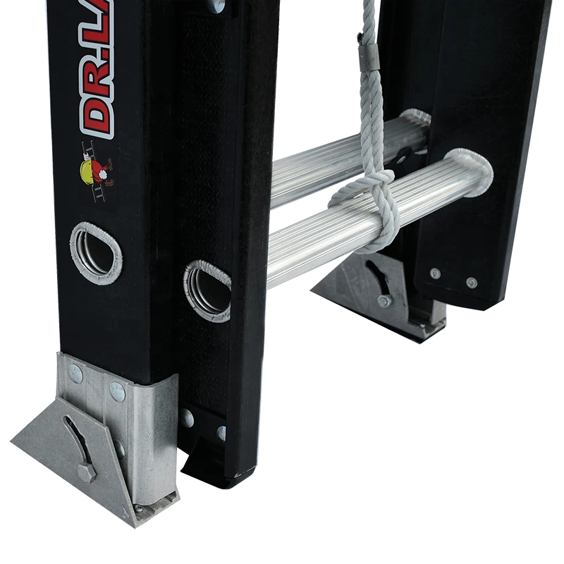 DR.LADDER Best Price Insulated Fiberglass Reach of 24 28(14*2) step Extension Straight Ladder 150 kg  telescopic straight ladder
