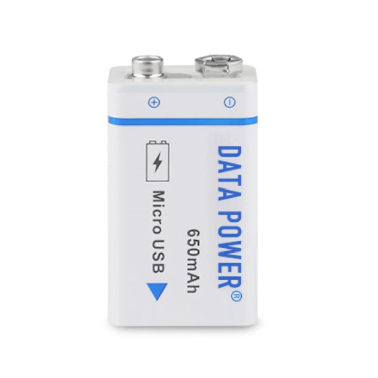 DTP USB 9v 650mAh Li ion Lithium Rechargeable Battery for Multimeter and Electronic Instrument