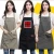 Durable Fashion Style Customized  Logo Waterproof Canvas Kitchen Apron