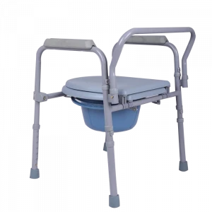 DW-6001A Hot Sale Medical Foldable Commode Moving Toilet Chair