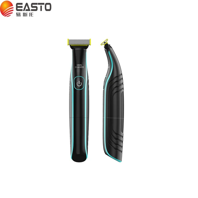 Easto Battery Trimmer Razor Blade Electric Hair Men Shaver One Blade Razor Electric Body Razor