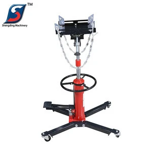Easy operate mechanical truck gearbox jack for transmission