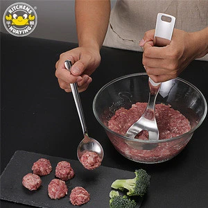 Easy using 304 Stainless Steel Meatball Clips Spoon DIY  Meatball Maker