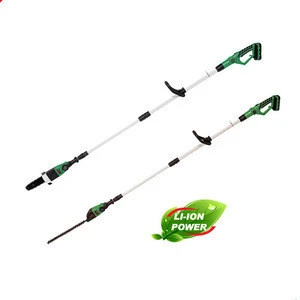 EBIC Garden Tools Cordless Pole Saw &Hedge Trimmer