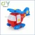 Import Educational puzzle aircraft, children&#39;s DIY plastic assembly toys from China