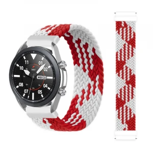 Elastic Nylon Wristband Braided Fabric Watch Strap smart watch bands replacement for Samsung Huawei 20mm 22mm
