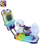 electric horse racing game kiddie rides on horse toy